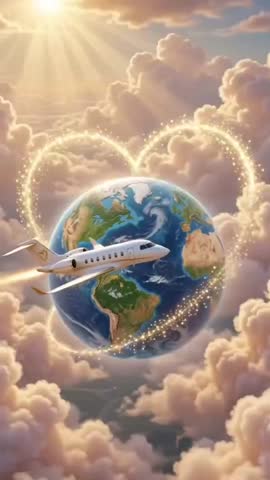 Around the World invitation